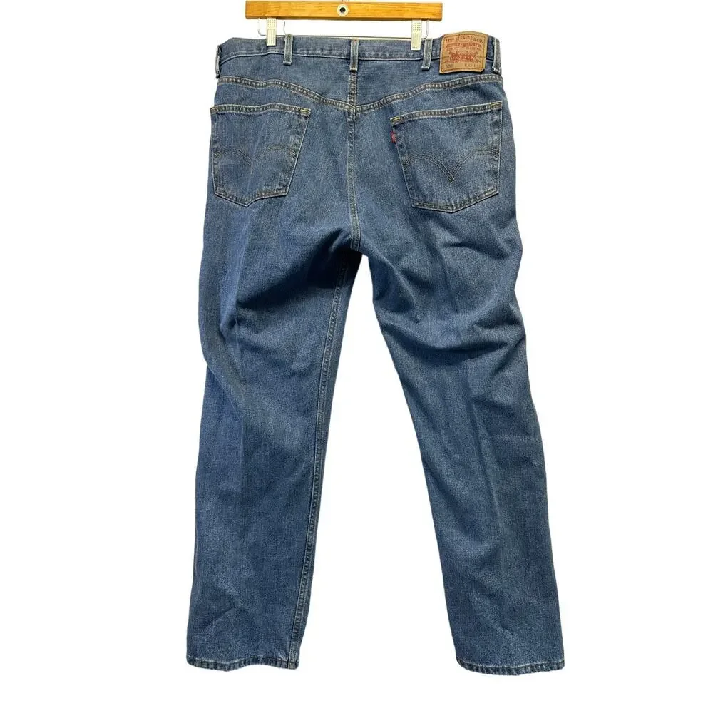 Levis Jeans 505 Jeans‎ Mens 42x32* Regular Fit Blue Denim 2008 EUC